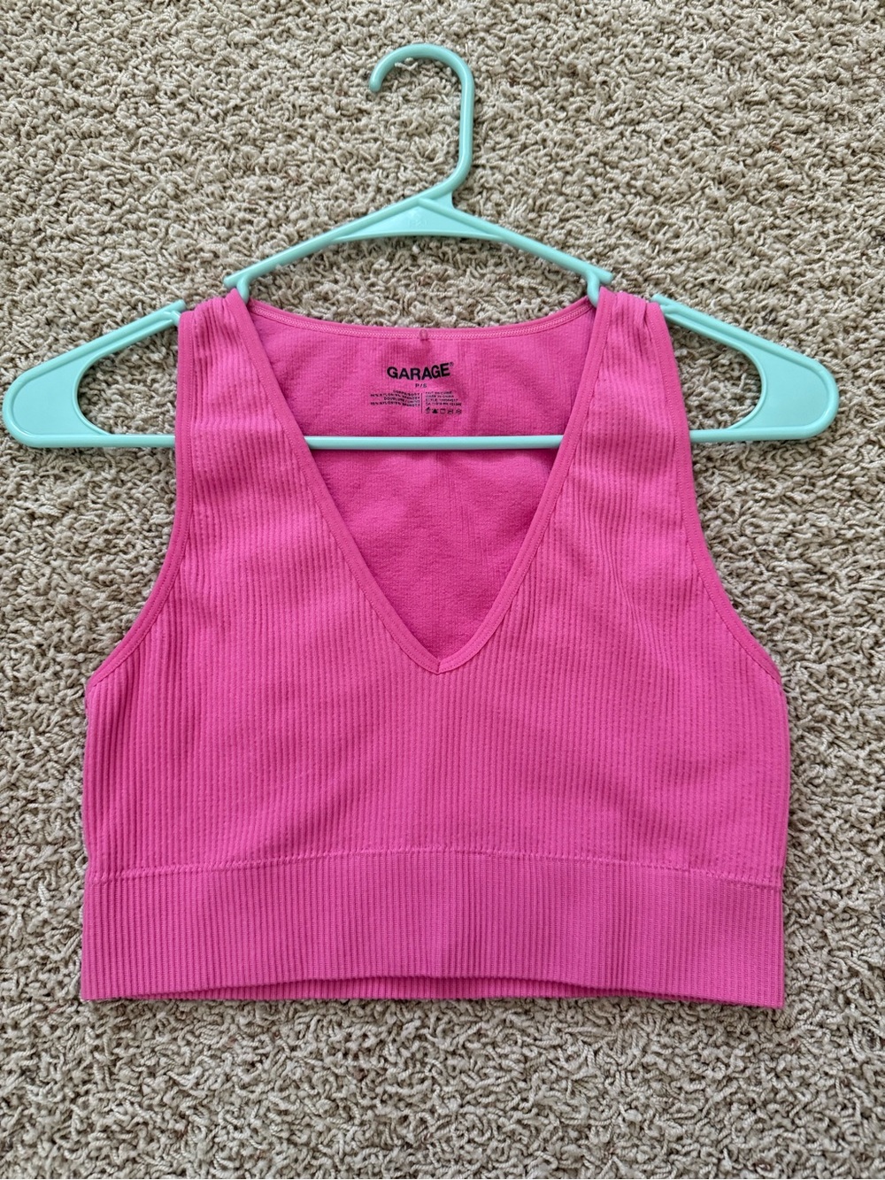 pink garage tank